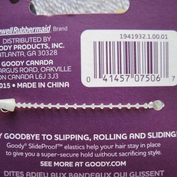 30 Goody Secure Hold Flat Wide Elastic Hair Bands - Picture 3 of 7